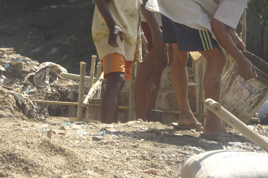 ミャンマーの建設現場｜中西産業株式会社